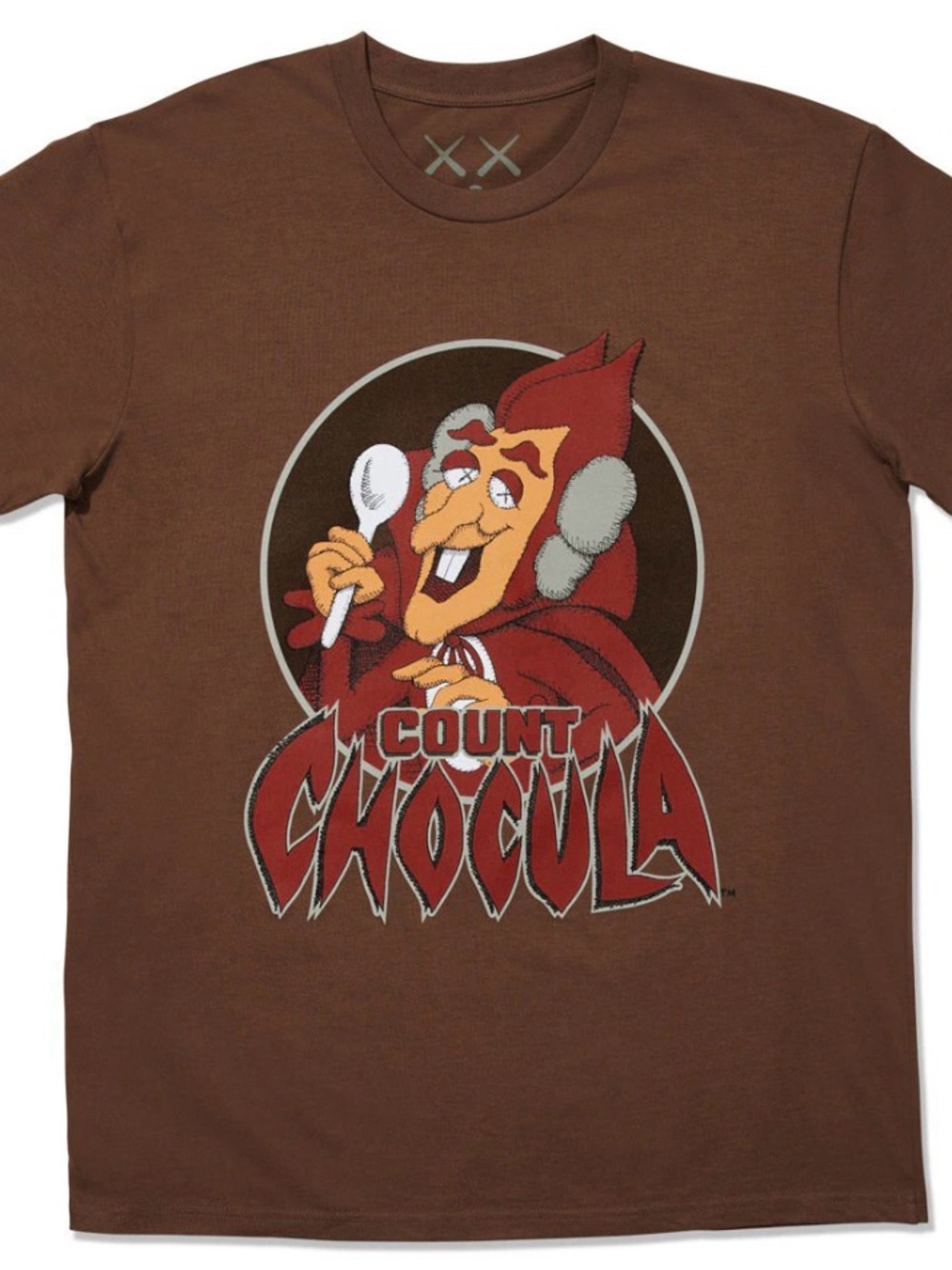 KAWS Brown Count Chocula Graphic Short Sleeve Tee
